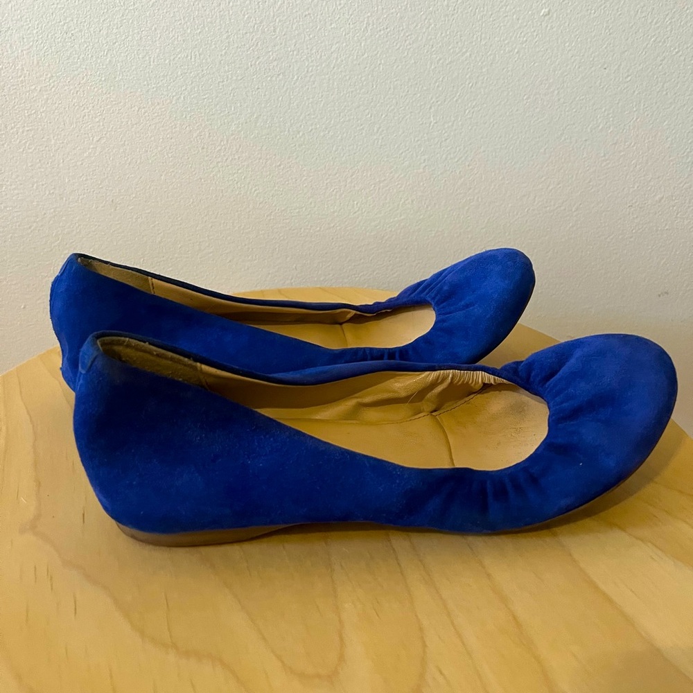 J Crew flats, blue